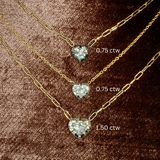 Mega Heart Georgian Necklace on Nouveau Chain