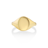 Mini Oval Signet Ring