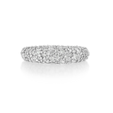 Diamond Dome Two-Tone Pinky Ring