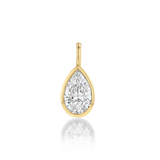Signature Pear Diamond Bezel Drop