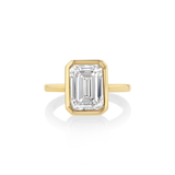 Emerald Bezel Ring