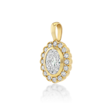 Classic Heirloom Pendant in Snow