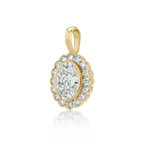 Mega Heirloom Pendant in Snow