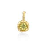 Mini Golden Hour Charm in Yellow Zircon