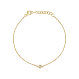 Dainty Diamond Bezel Bracelet