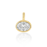 Signature Oval Diamond Bezel Drop