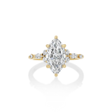 Marquise Art Deco Diamond Ring