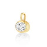 Signature Oval Diamond Bezel Drop