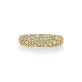 Diamond Dome Pinky Ring