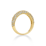 Diamond Dome Pinky Ring