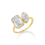Toi Et Moi Bezel Diamond Ring