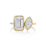 Toi Et Moi Bezel Diamond Ring