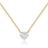 Heart Georgian Necklace on Classic Chain