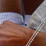 The Mixed Form Tennis Bracelet
