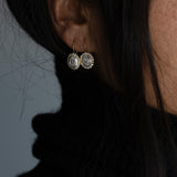 Heirloom Earrings in Snow