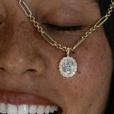 Mega Heirloom Pendant in Snow