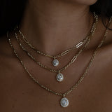 Mega Heirloom Pendant in Snow