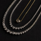 Solitaire Bezel Diamond Necklace