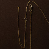 Solitaire Bezel Diamond Necklace