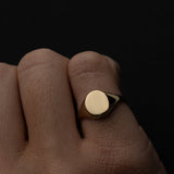 Mini Oval Signet Ring