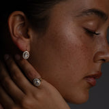 Heirloom Earrings in Snow