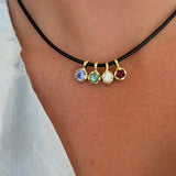 Mini Golden Hour Charm in Minty Green Tourmaline