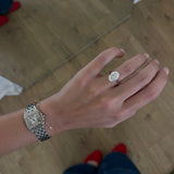 Oval Diamond Solitaire Ring