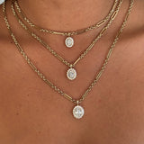 Mega Heirloom Pendant in Snow