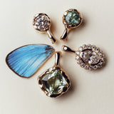 Golden Hour Charm in Minty Tourmaline
