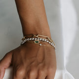 Dainty Diamond Bezel Bracelet