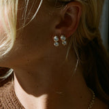 Golden Hour Earrings in Diamond