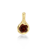 Mini Golden Hour Charm in Rhodolite Garnet