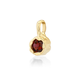Mini Golden Hour Charm in Rhodolite Garnet