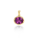 Golden Hour Charm in Plum Tourmaline