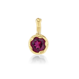 Mini Golden Hour Charm in Raspberry Rhodolite Garnet
