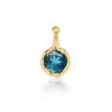 Mini Golden Hour Charm in London Blue Topaz