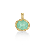 Golden Hour Charm in Seafoam Tourmaline