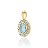 Petite Heirloom Pendant in Sky