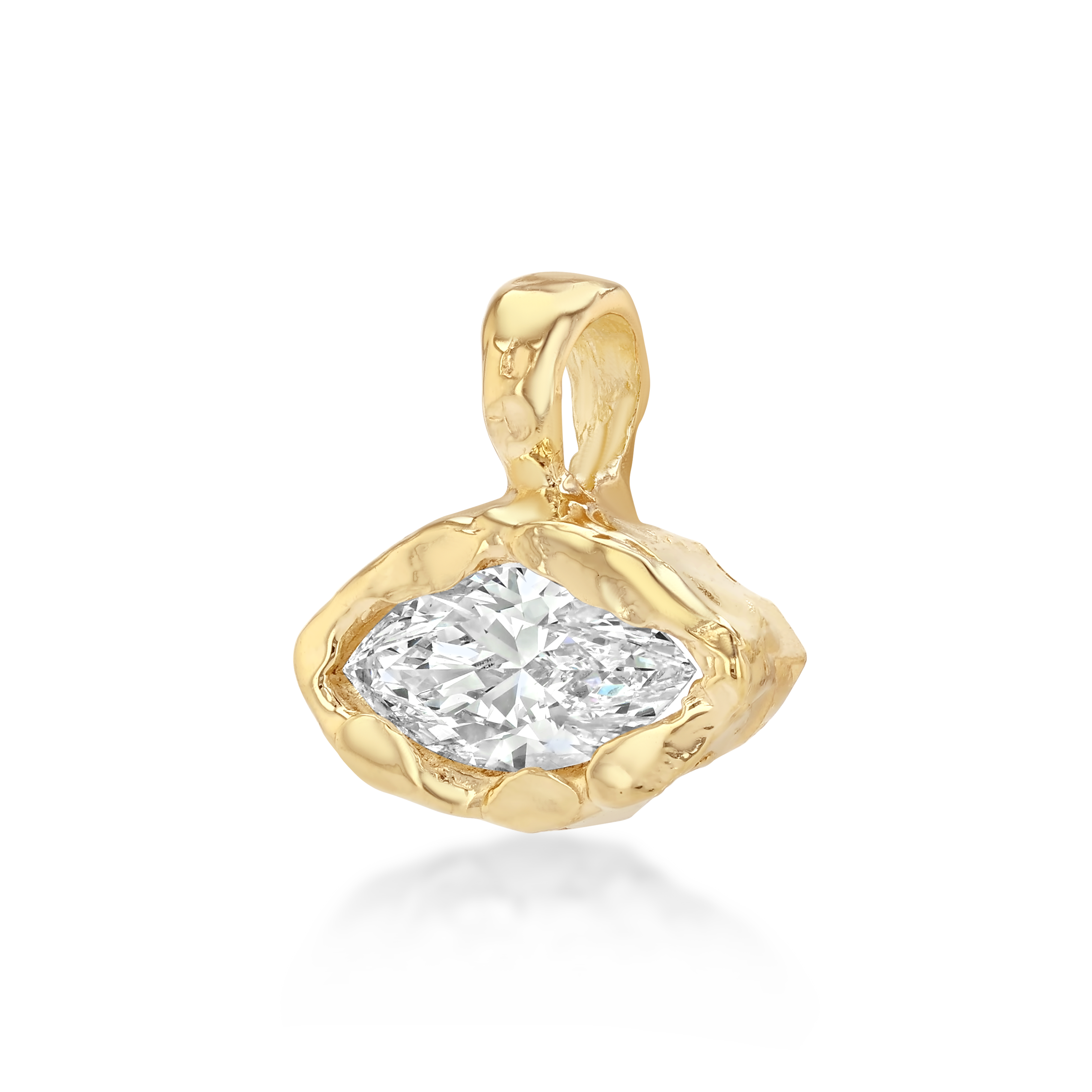 Petite Golden Hour Marquise Bezel Drop, image 2 of 2