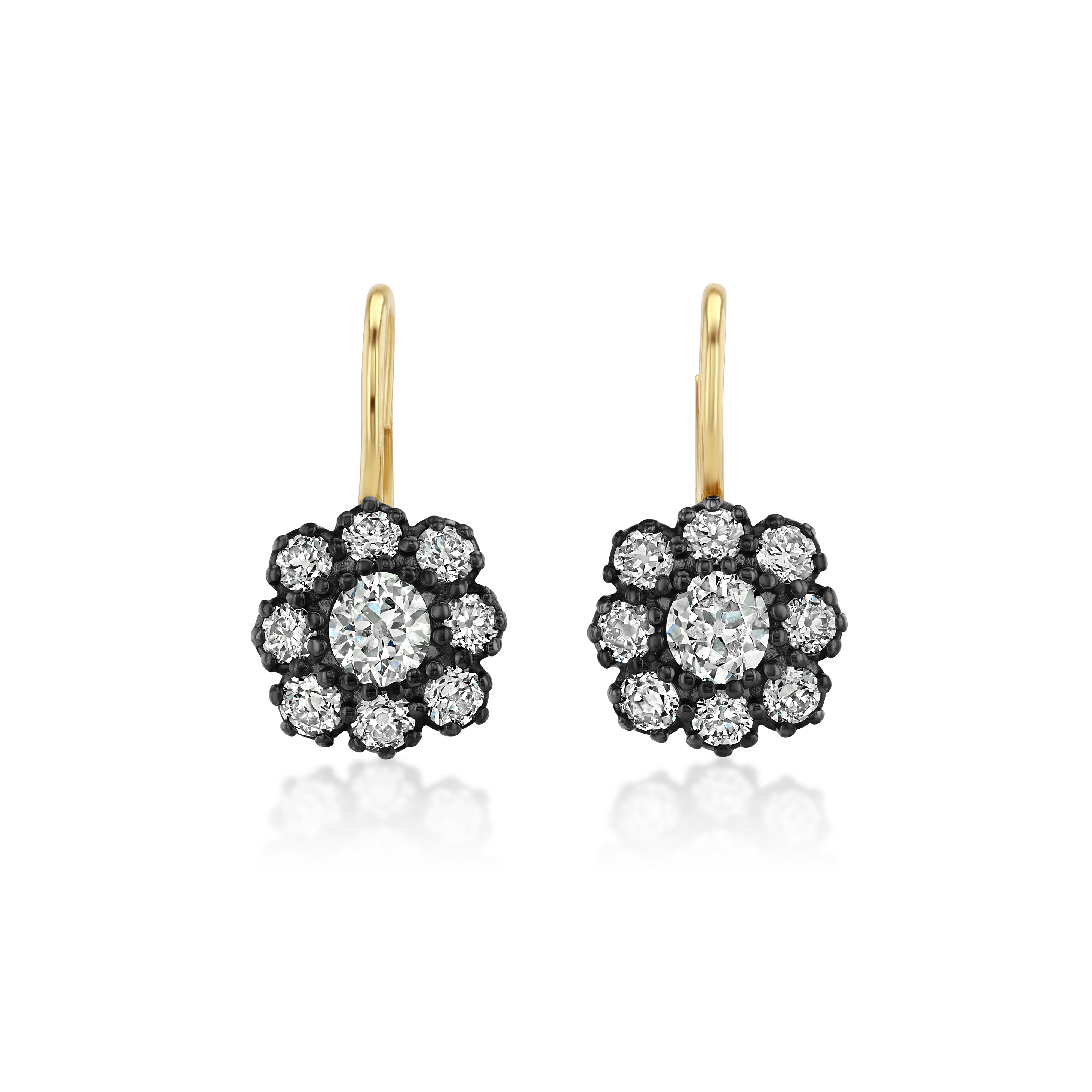 Old Mine Daisy Earrings, image 1 of 4