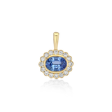 Petite East West Heirloom Pendant in Ocean