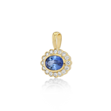 Petite East West Heirloom Pendant in Ocean