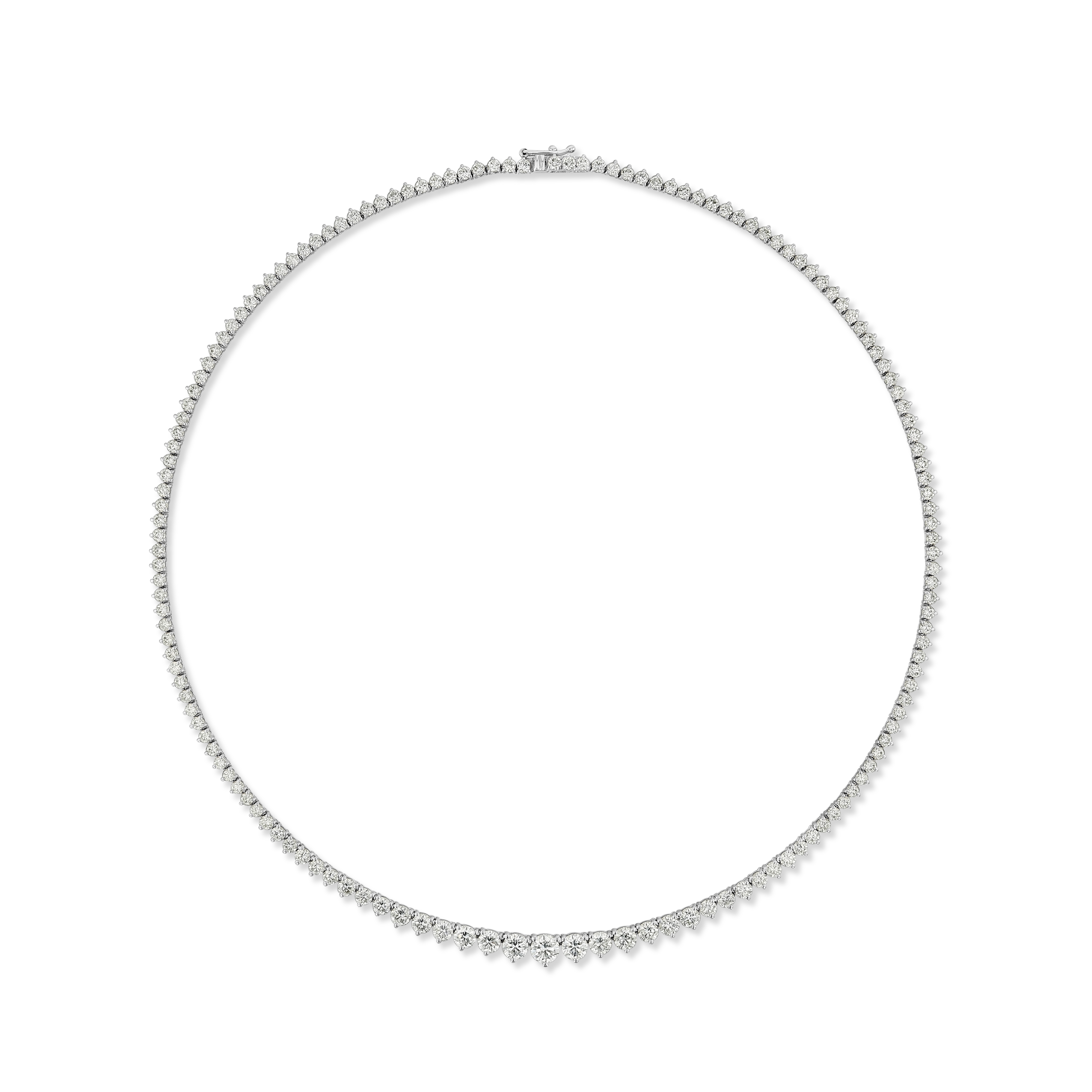 The Everyday Graduating Tennis Necklace, image 1 of 7