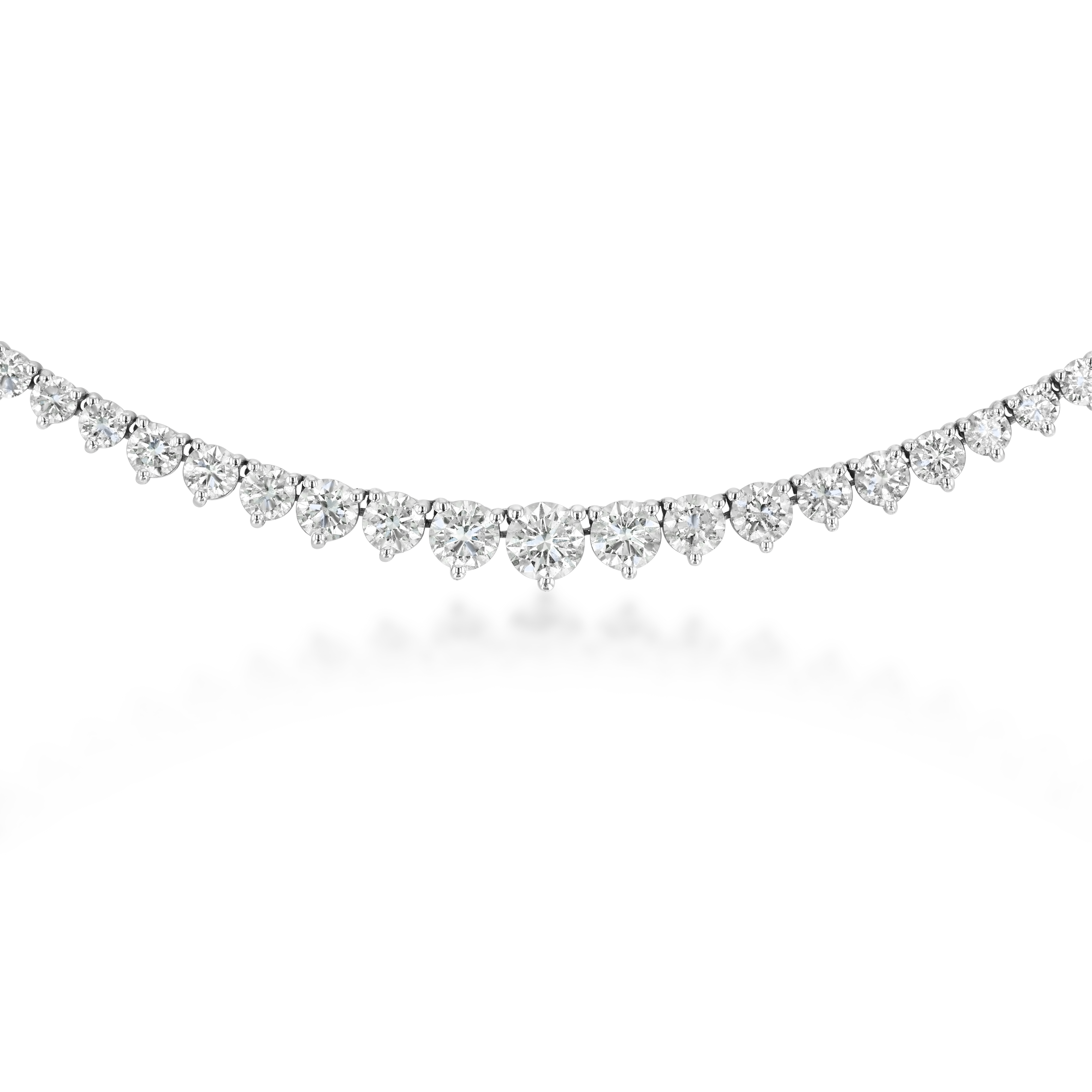 The Everyday Graduating Tennis Necklace, image 3 of 7