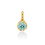 Mini Golden Hour Charm in Aquamarine