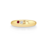 Scattered Dome Pinky Ring