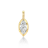 Mega Marquise Diamond Drop Charm in Gold
