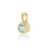 Mini Golden Hour Charm in Aquamarine