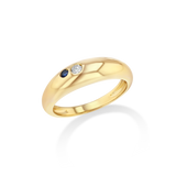 Scattered Dome Pinky Ring