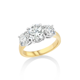 Brilliant Round Trilogy Ring